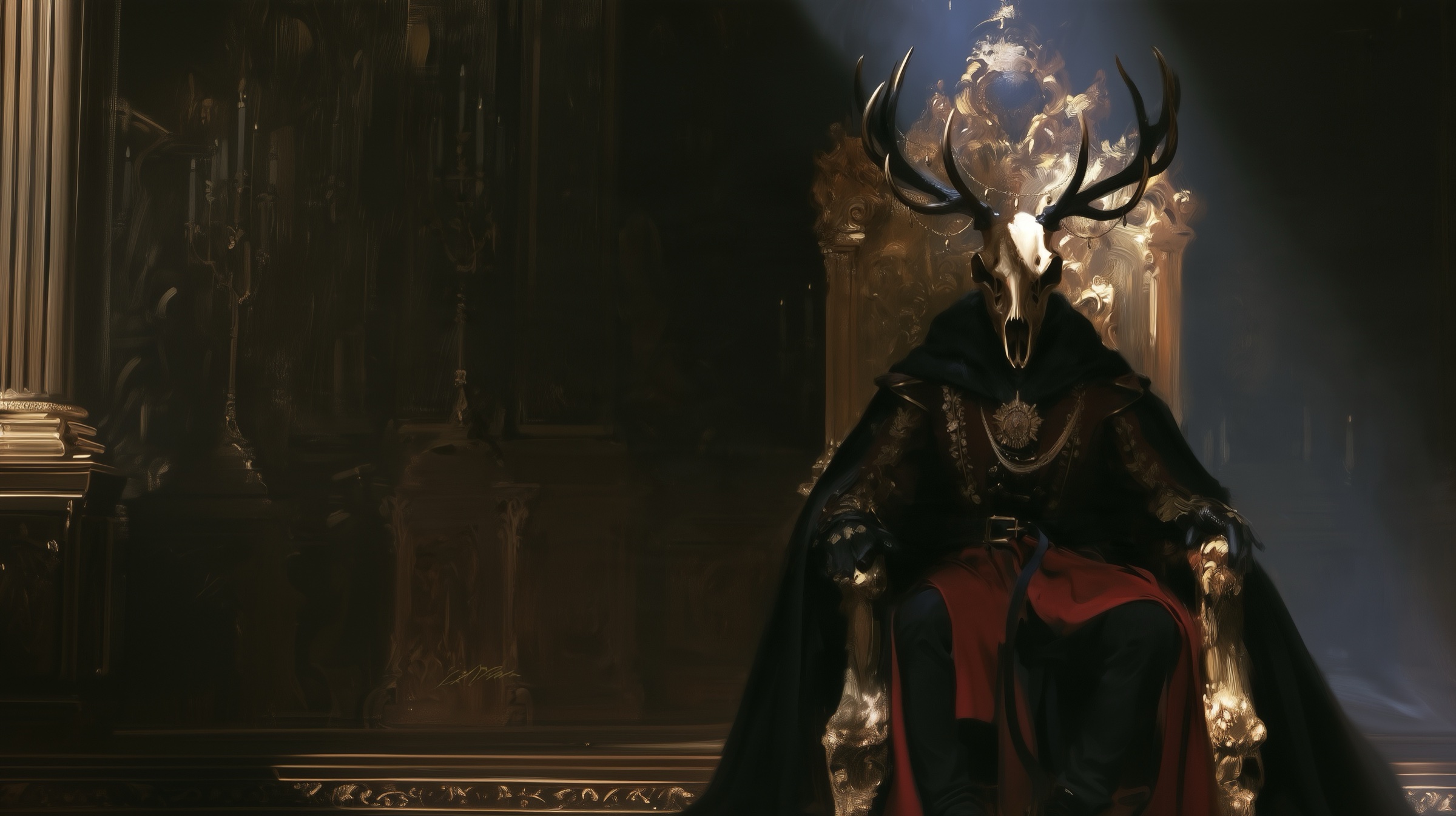 The Sovereign on his throne